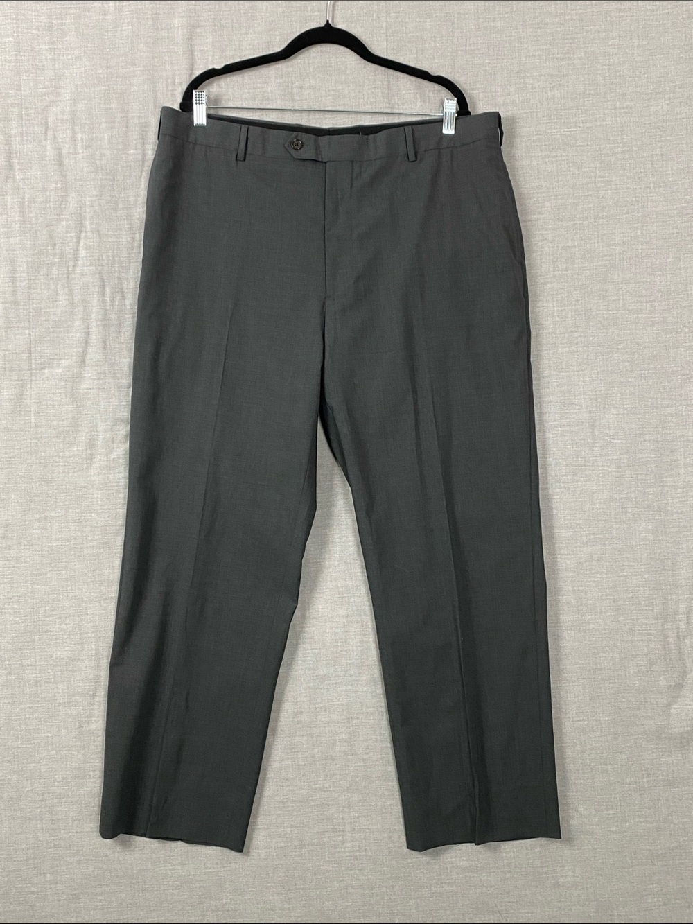 Brooks Brothers Madison Wool Blend Dress Pants BrooksCool Charcoal Gray Size 46R